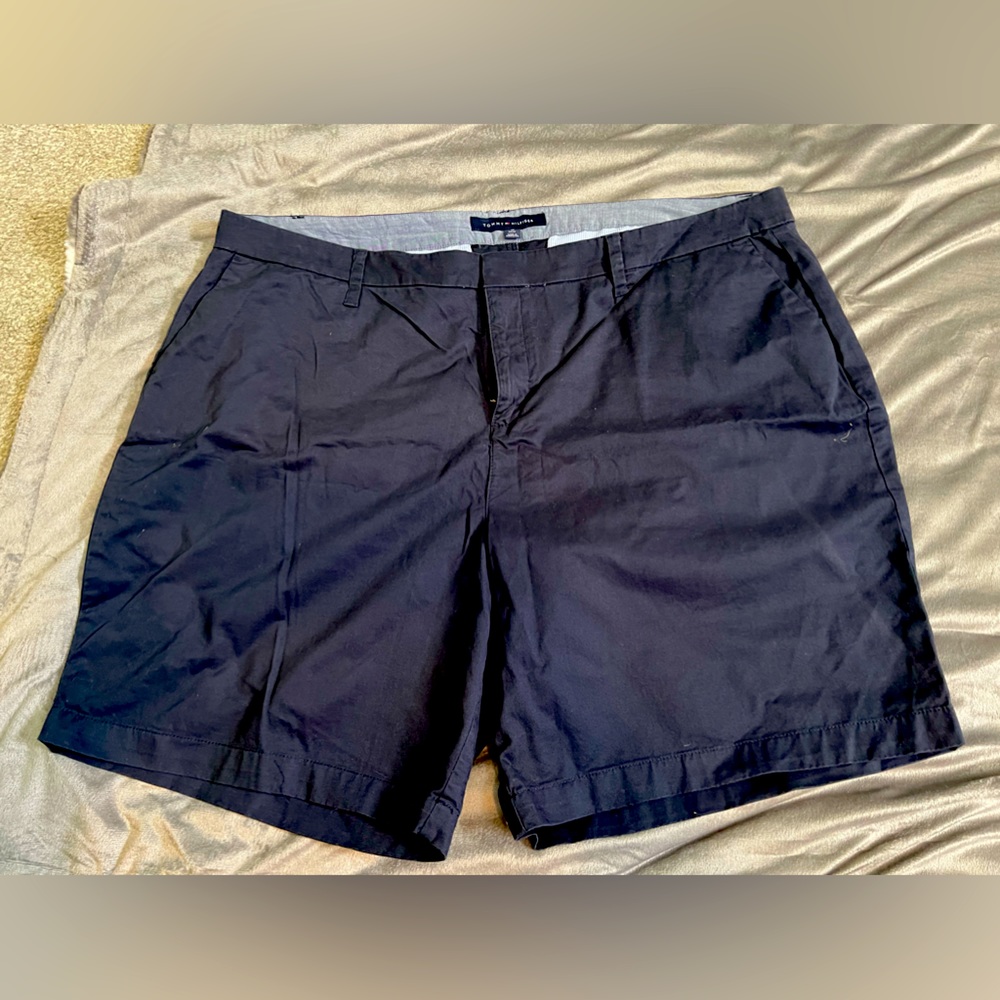 Tommy Hilfiger Plus Size Navy Shorts
